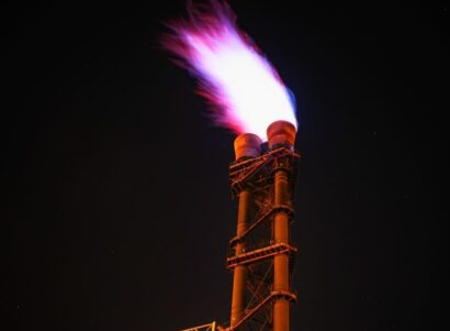 Image of a natural gas flare