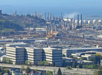 Image of a refinery in Richmond California