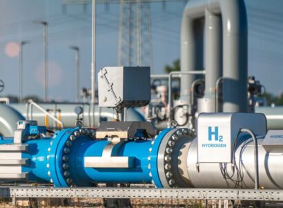 Image of hydrogen pipeline and related energy infrastructure